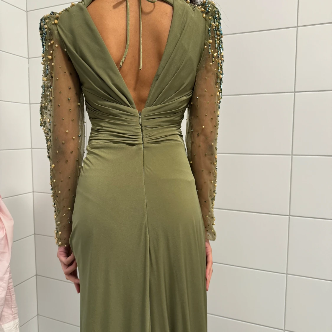 Grön aftonklänning  - 91