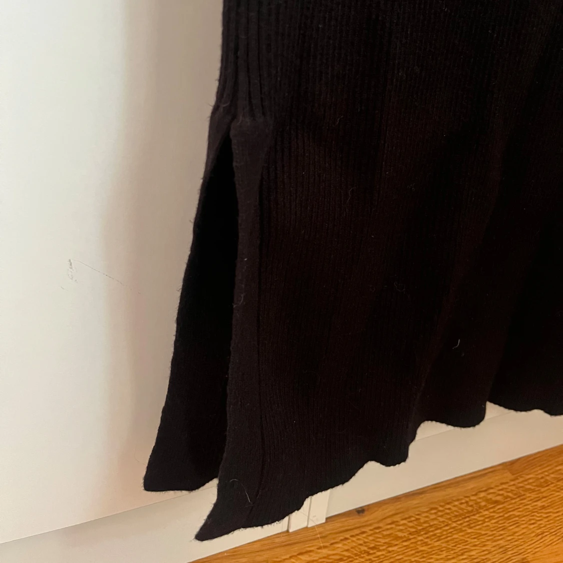 Ribbstickad kjol - 90