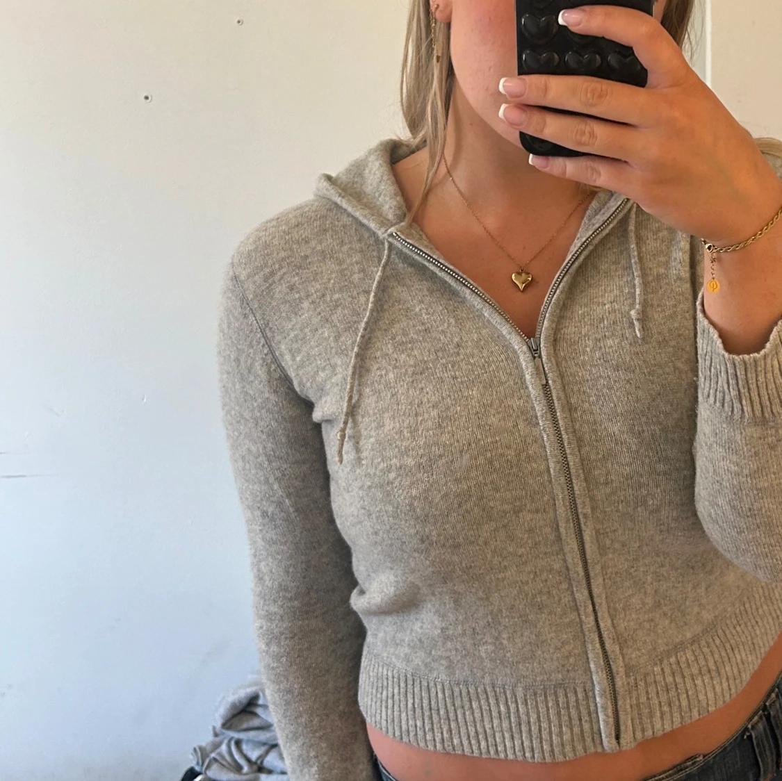 Stickad ullkofta - 90