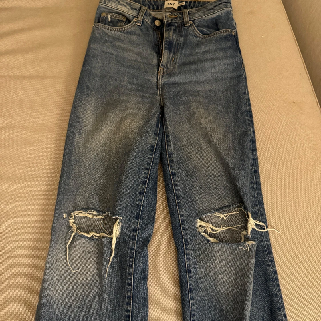 Blåa jeans 