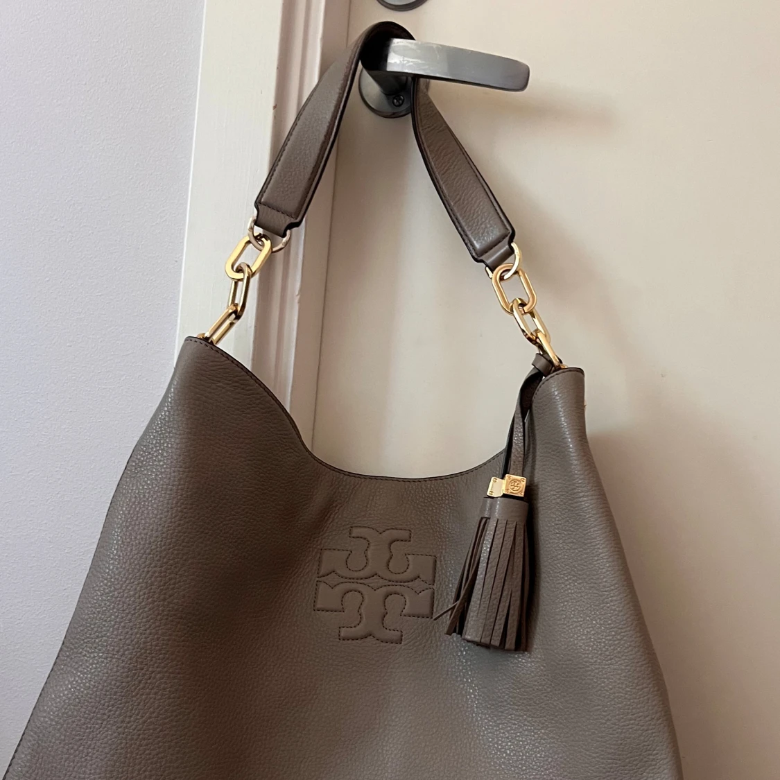 Beige axelväska  - 91