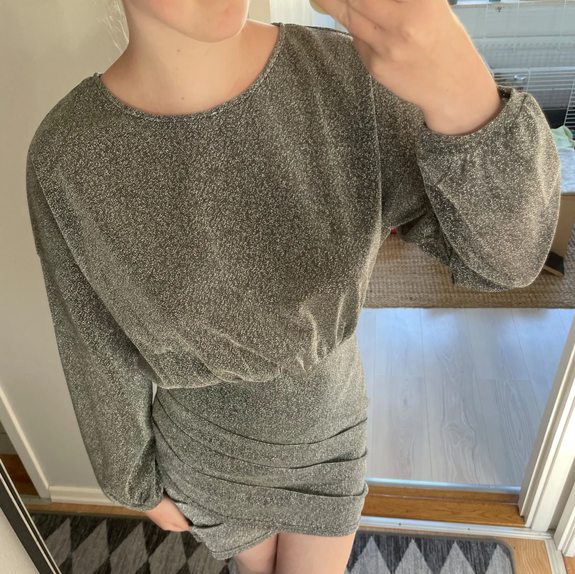 Glittrig klänning från Shein