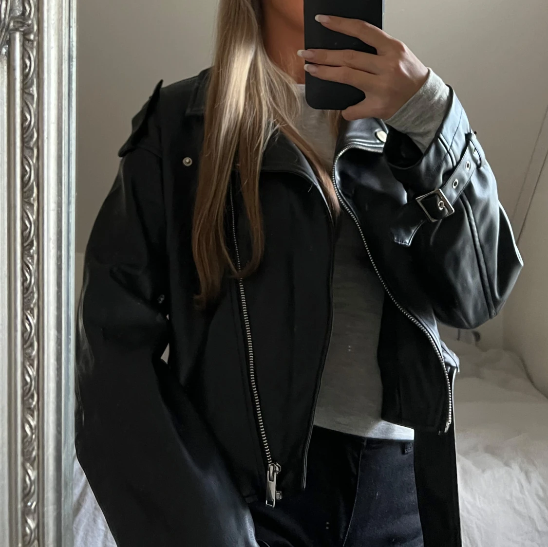 Skinn/pu jacka
