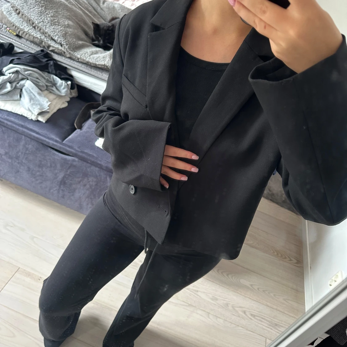 Croppad kavaj - Ginatricot - 90