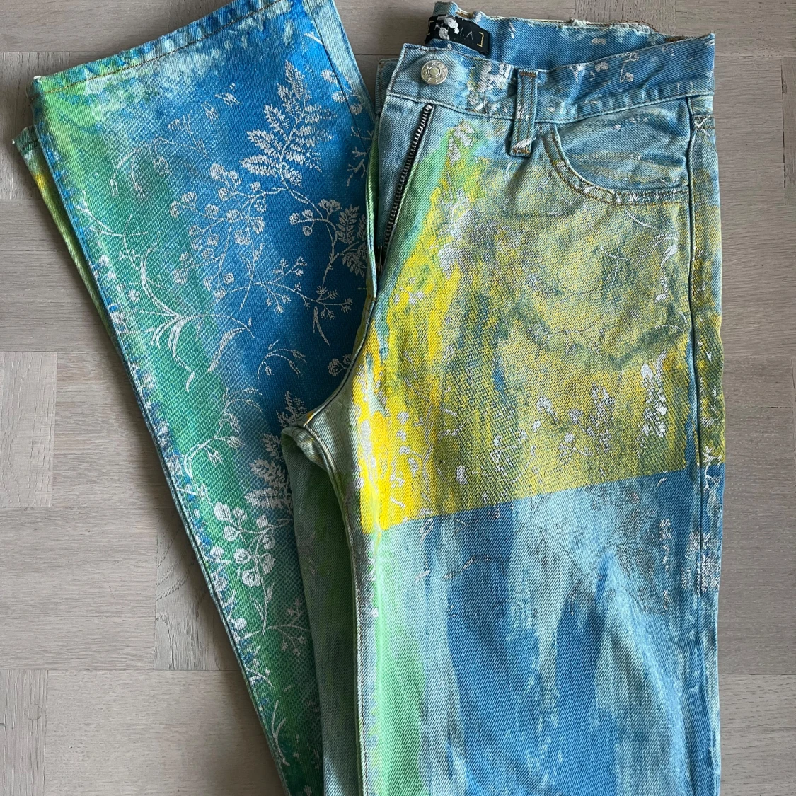 Målade jeans - 91