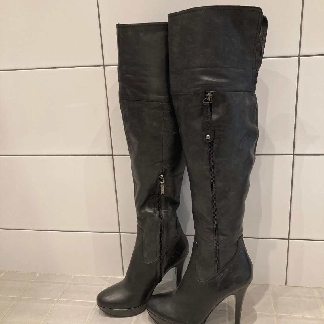 Äkta skinnstövlar 5th Avenue - 90