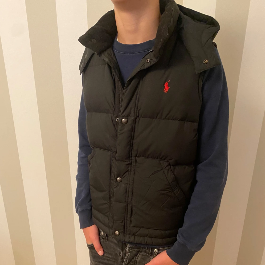 Svart dunväst från Polo Ralph Lauren