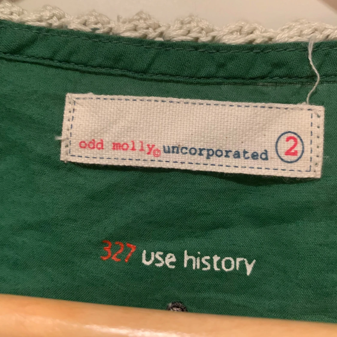 Grön blus från Odd Molly stl 2 (EU38) - 1