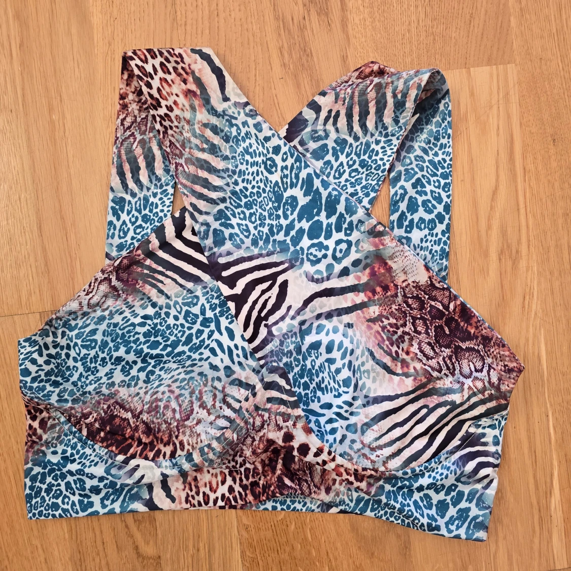 Mönstrad korsettopp