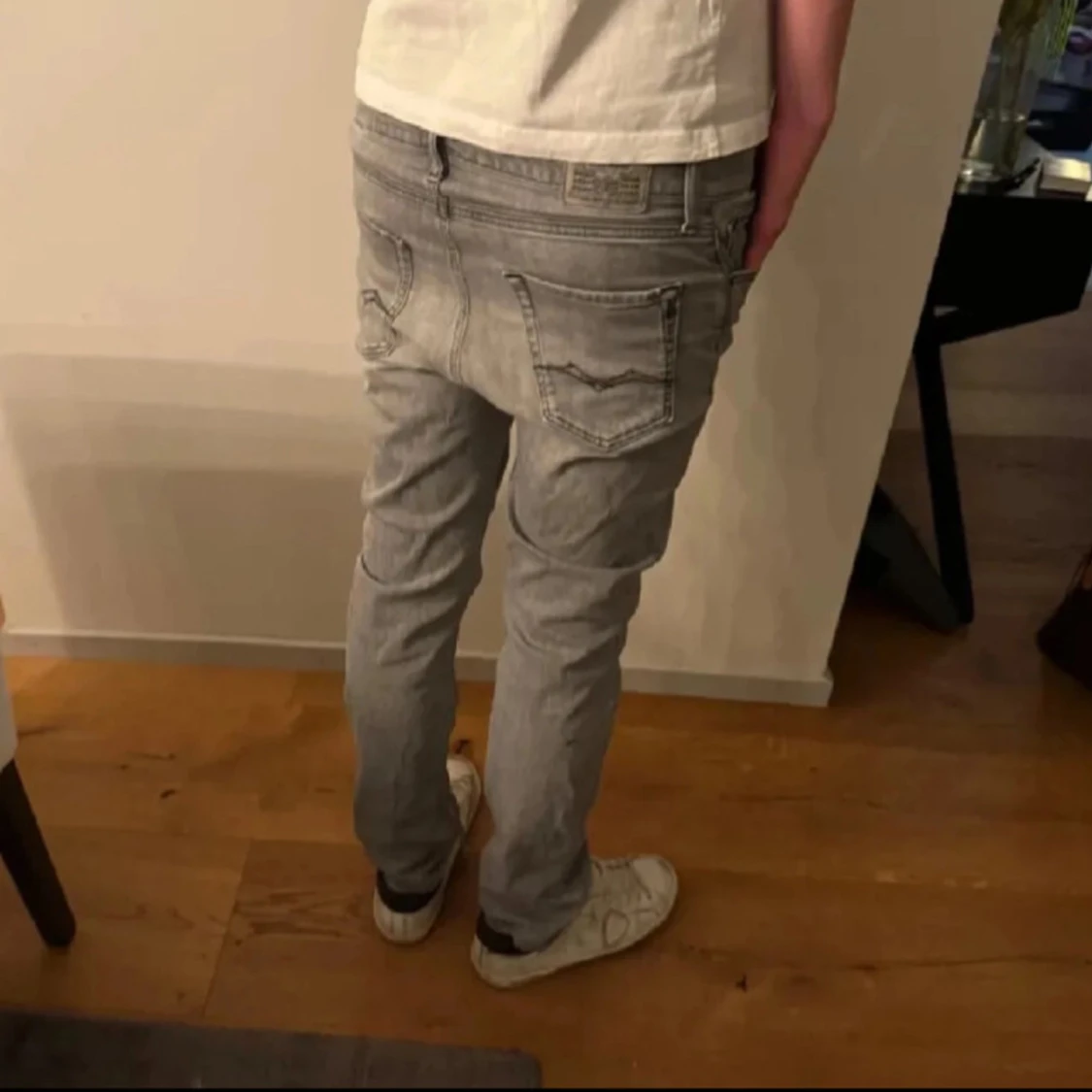 Gråa replay jeans  - 1