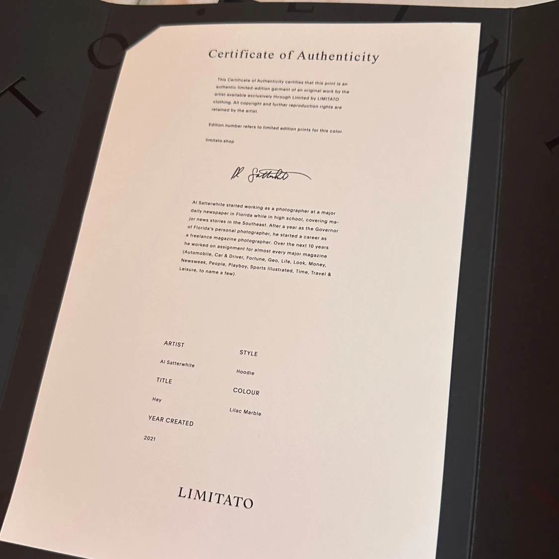 Limitato All Satterwhite ”Hey” Hoodie - 3