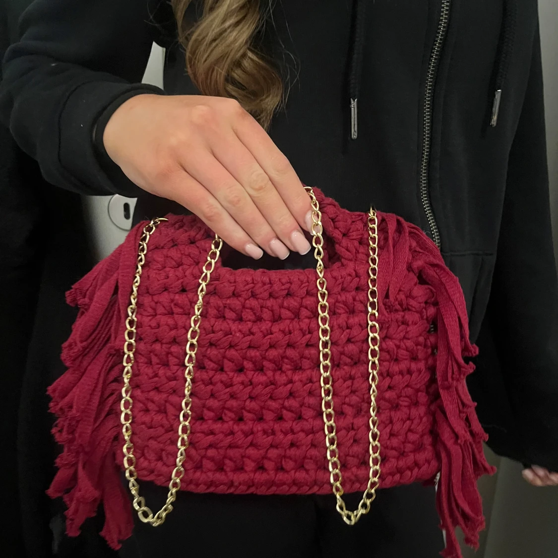 Virkad maje väska - 90