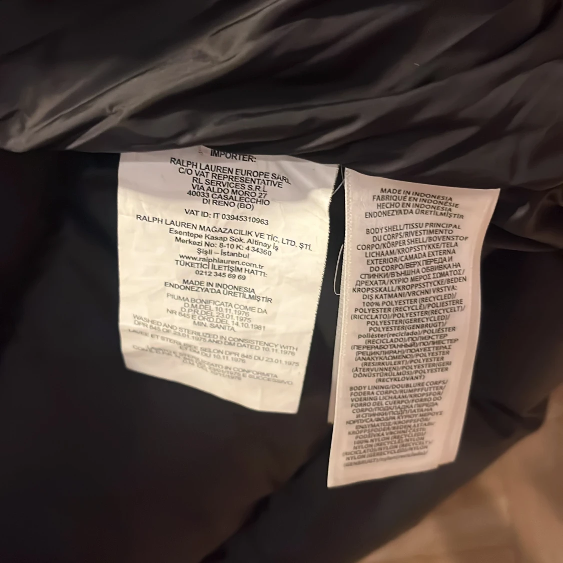 Svart dunjacka från Ralph Lauren - 91