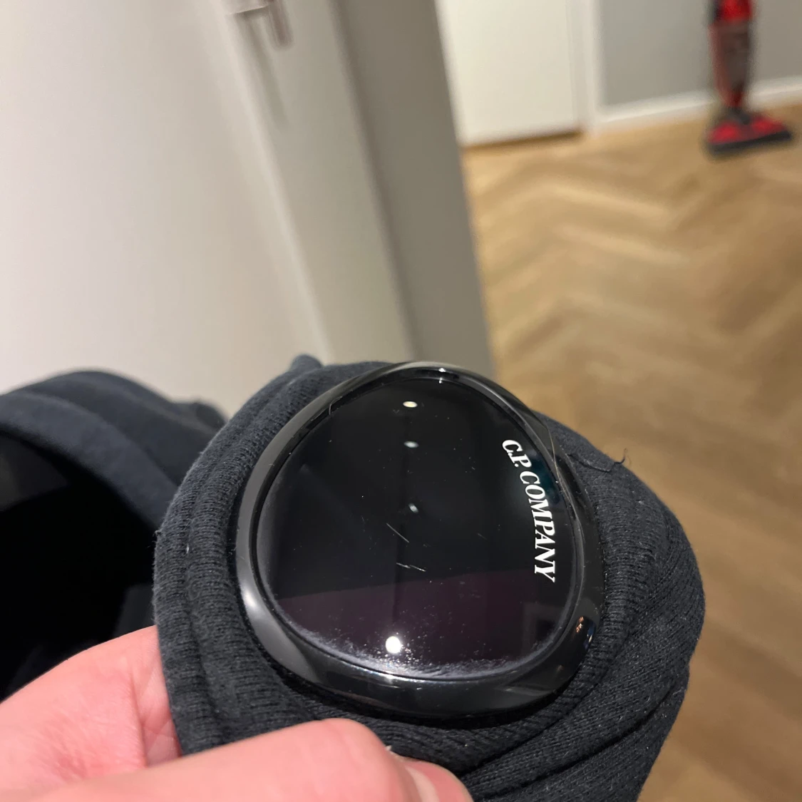 Svart C.P. Company Hoodie - 92