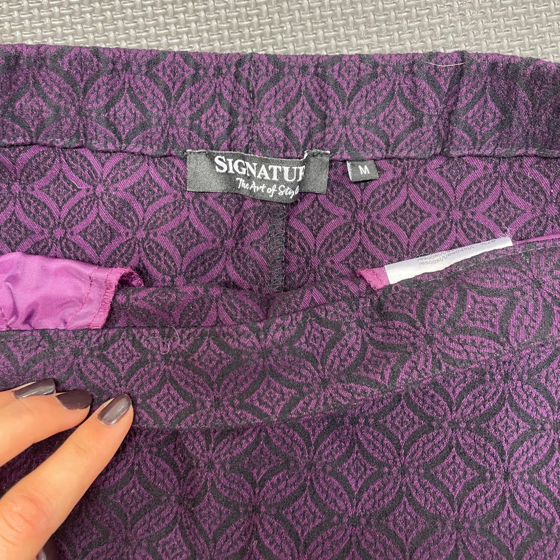 Mönstrad midikjol - 92