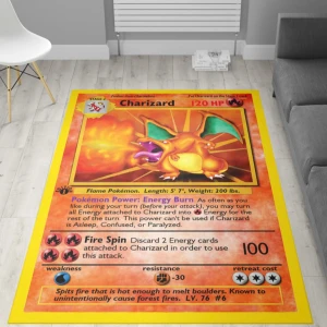 Charizard pokemon card matta - 21,6x31,49 tum
