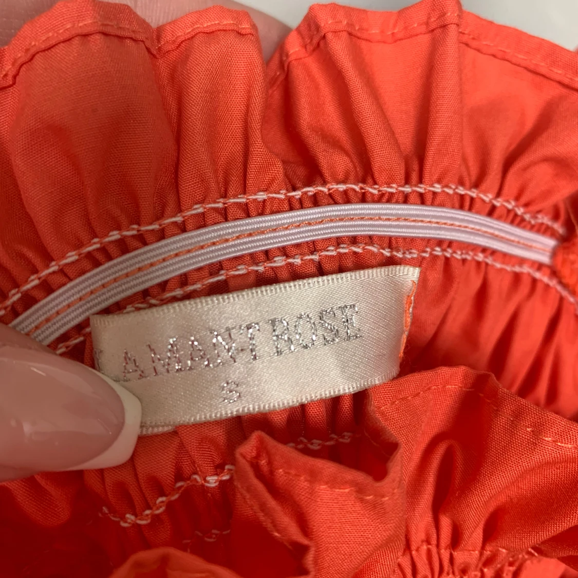 Superfin top i korallfärg - 90