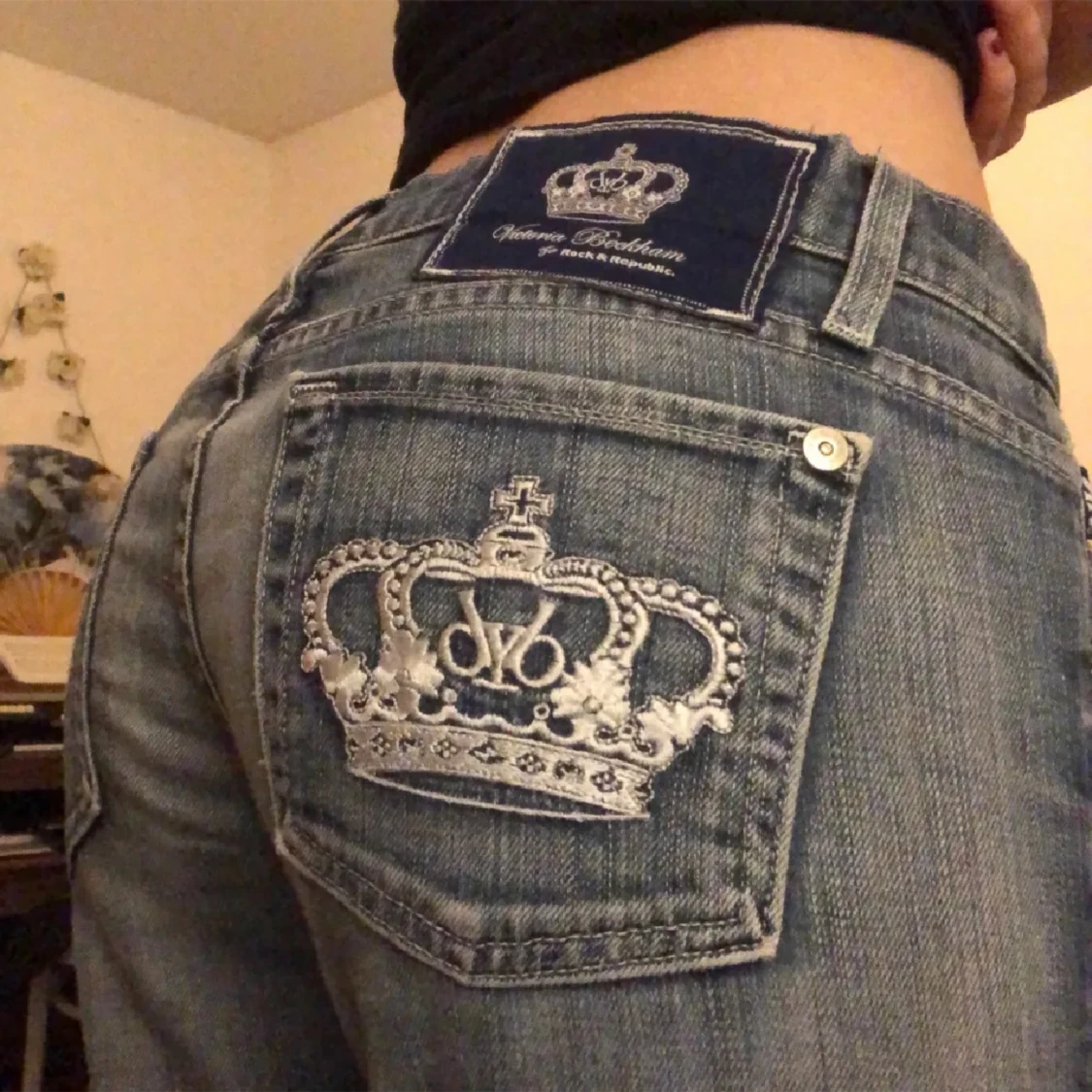 Lågmidjade Victoria Beckham jeans!!