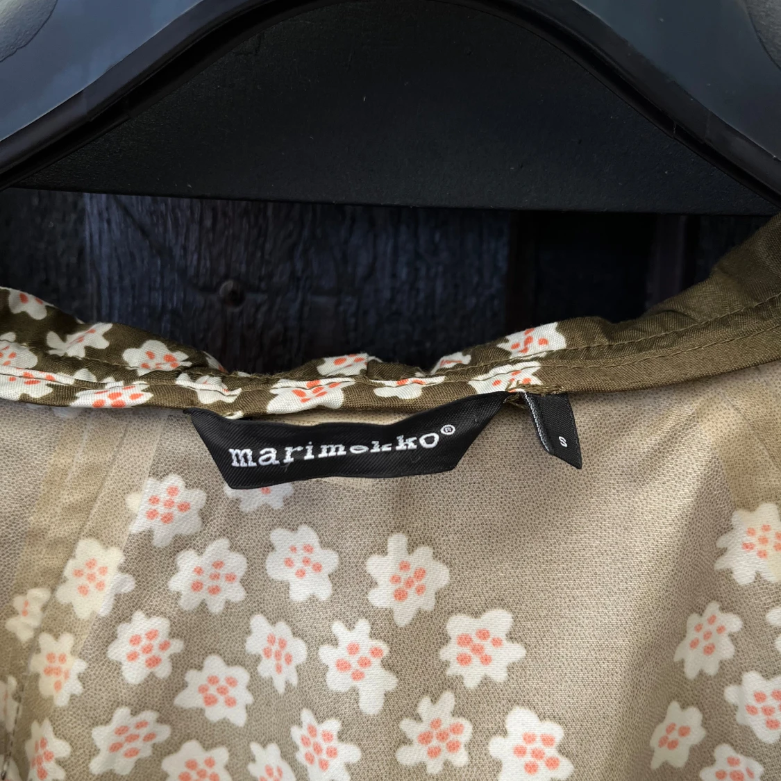 Marimekko Rain Jacket/Poncho with Floral Pattern - Like New - 90