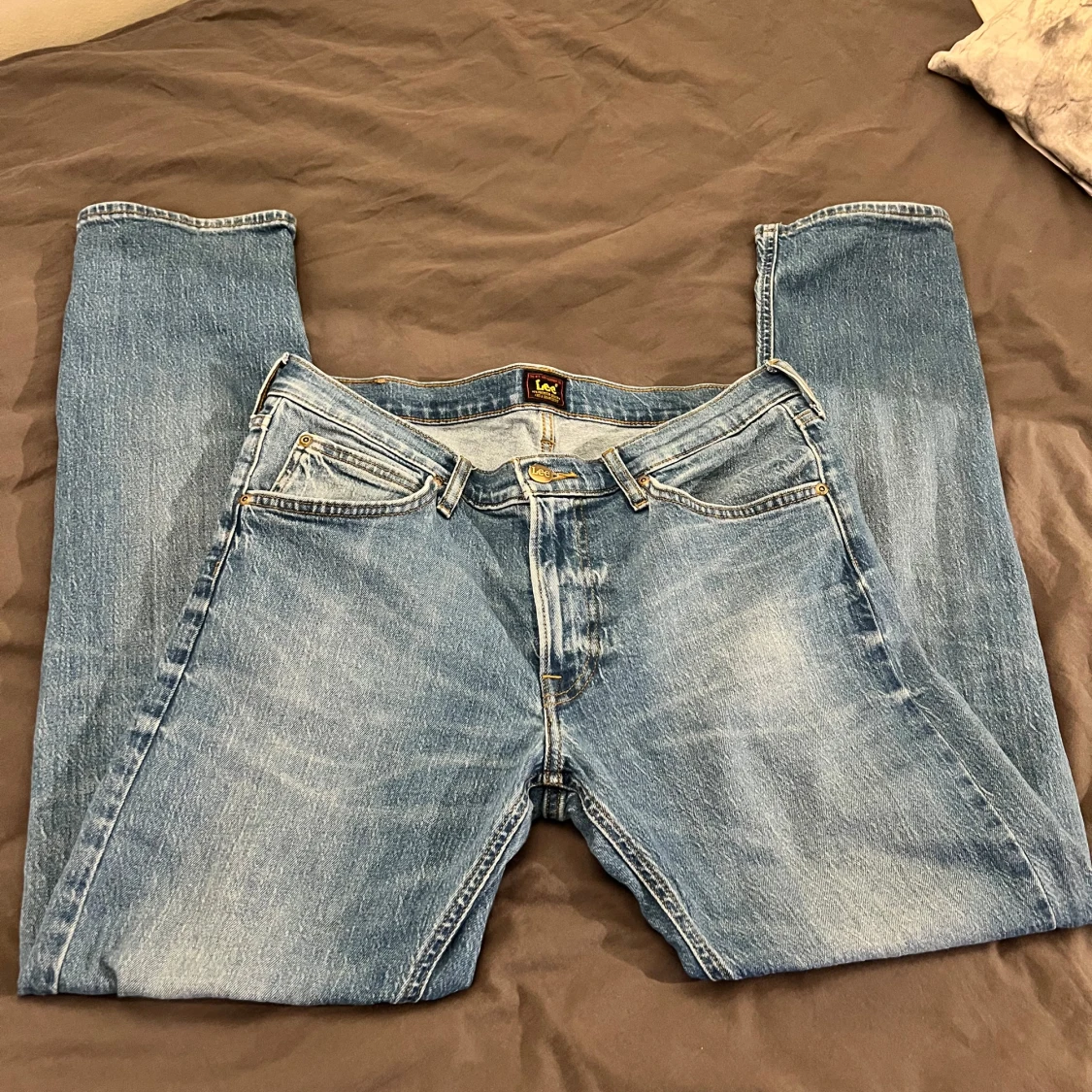 Blåa Lee jeans   