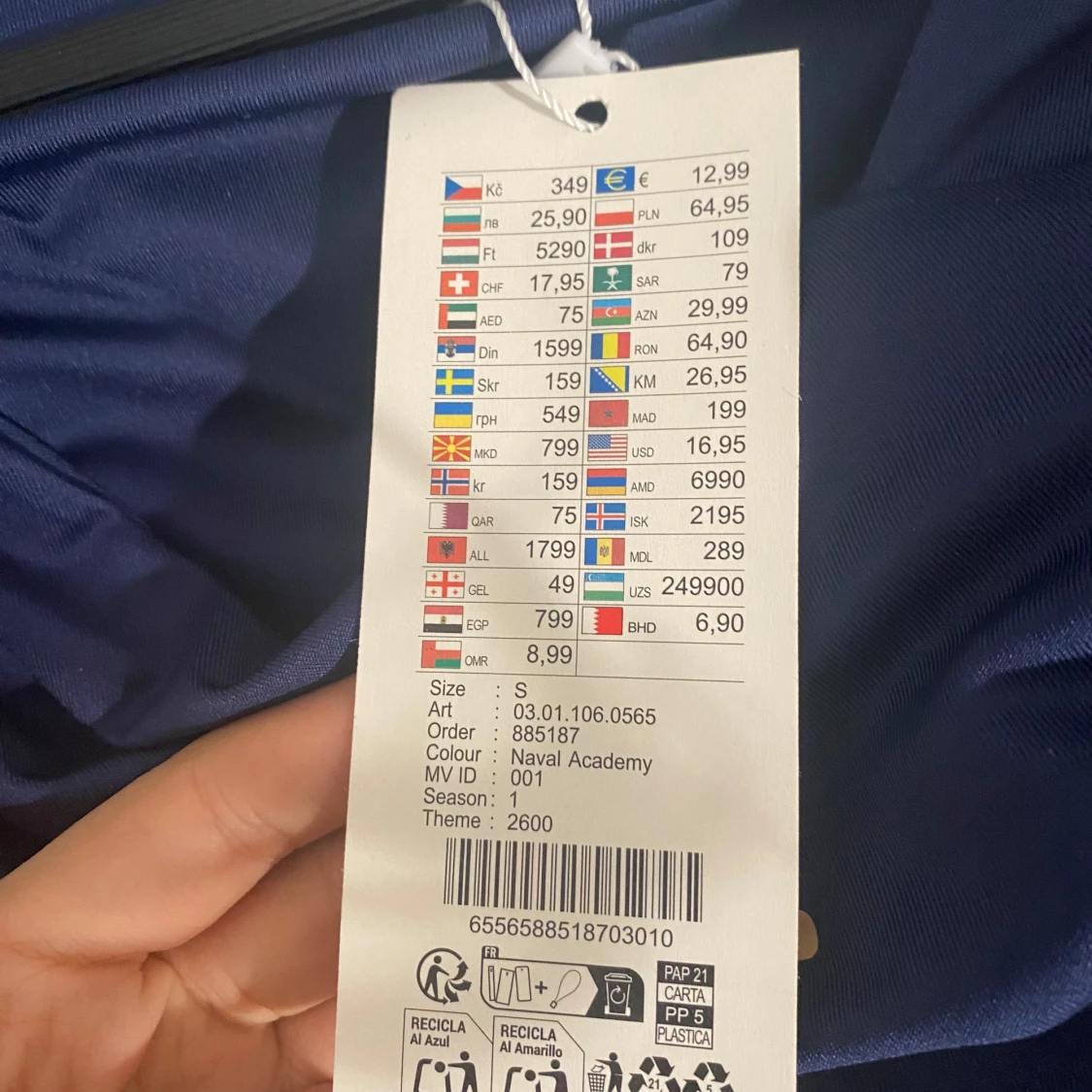 Blå omlottklänning från Amisu - 1