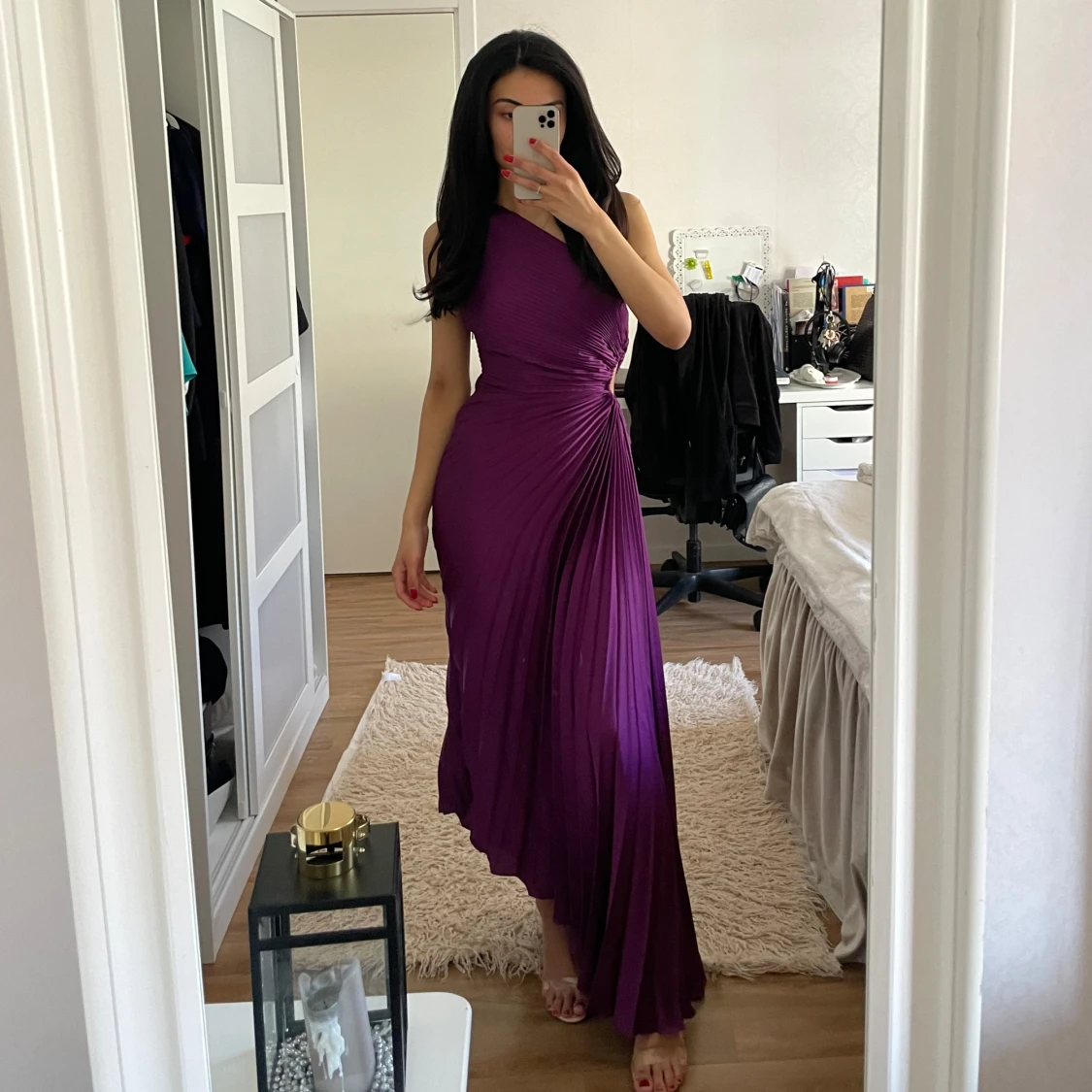 Lila Mango klänning