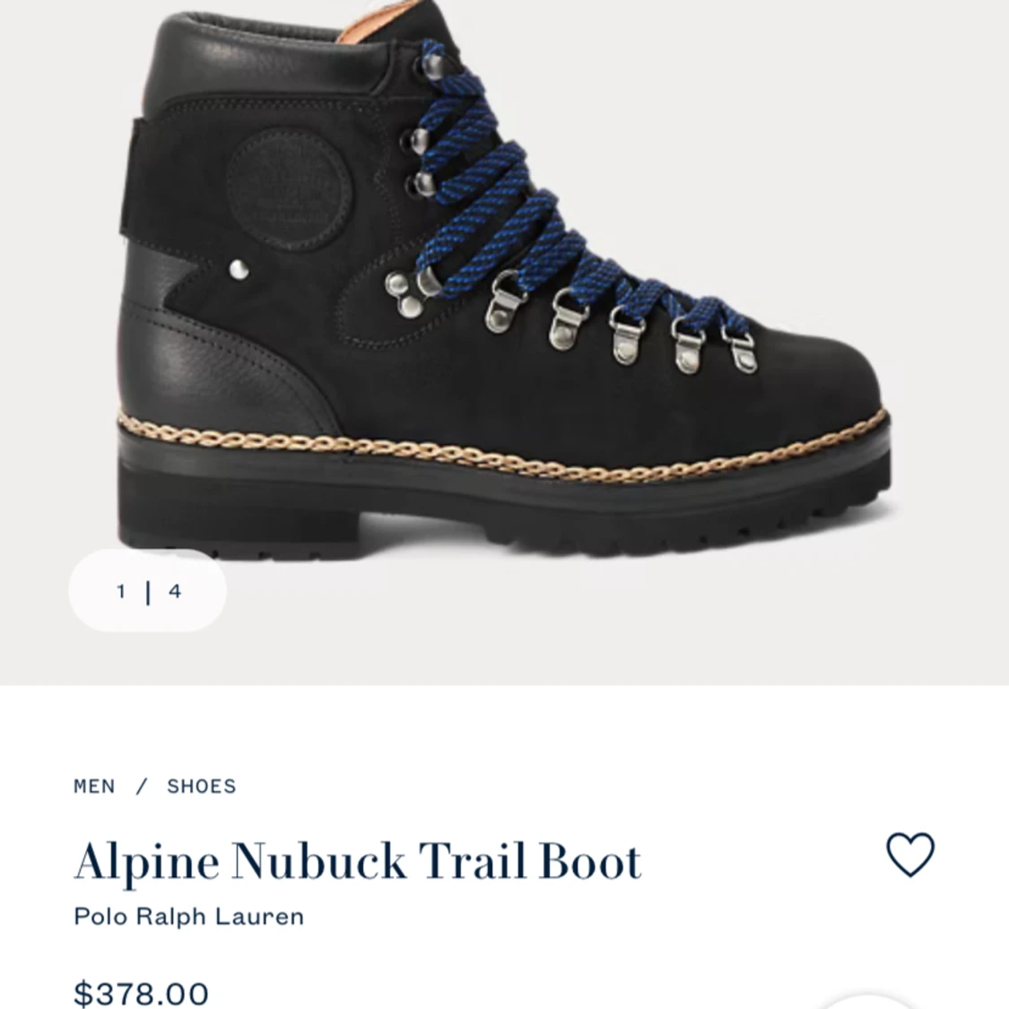 Ralph Lauren Alpine Nubuck Trail Boot - 93