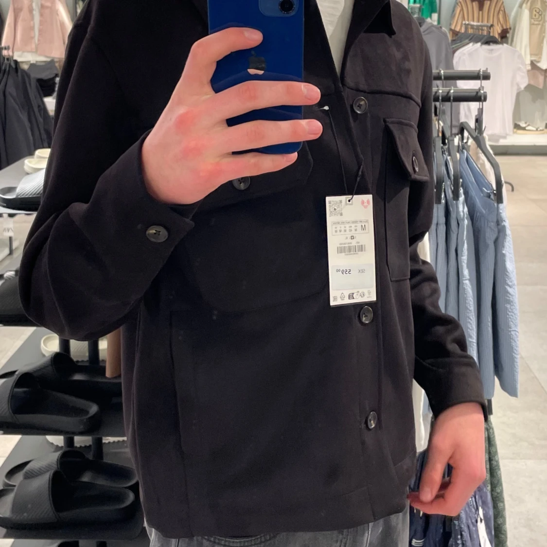 Overshirt med Mockaeffekt - Zara - 92