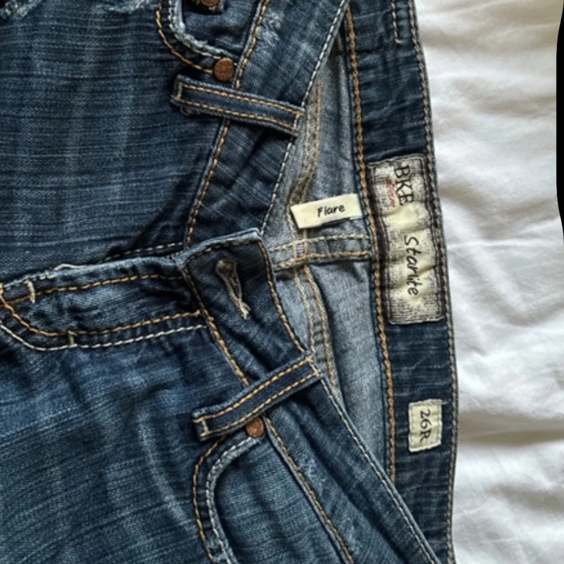 Lågmidjade bootcut jeans - 91