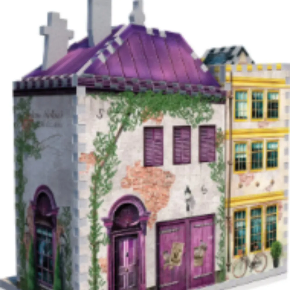 Bygg ett magiskt hörn av Diagon Alley med detta 290-bitars pussel från Wizarding World. Setet inkluderar detaljerade modeller av Madam Malkin's och Florean Fortescue's Ice Cream Parlour. Perfekt för Harry Potter-fans som älskar att bygga och samla. 🧙‍♂️✨. Böcker.