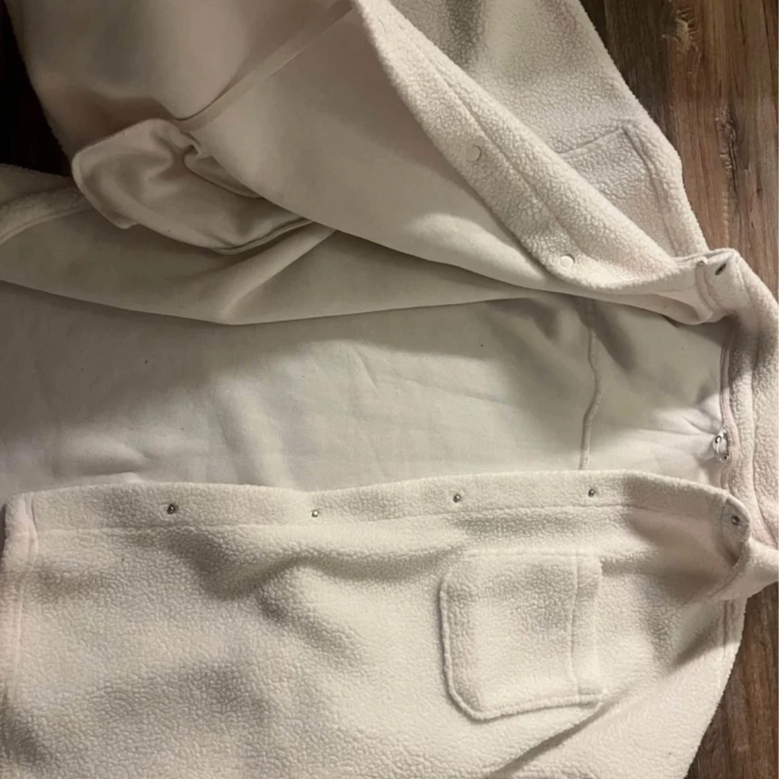 Teddy jacka vit  - 90