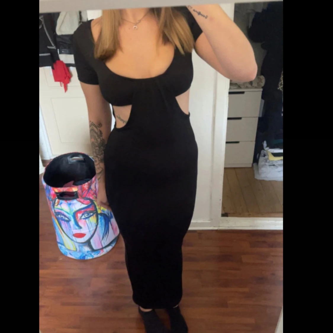 Svart långklänning  - 90