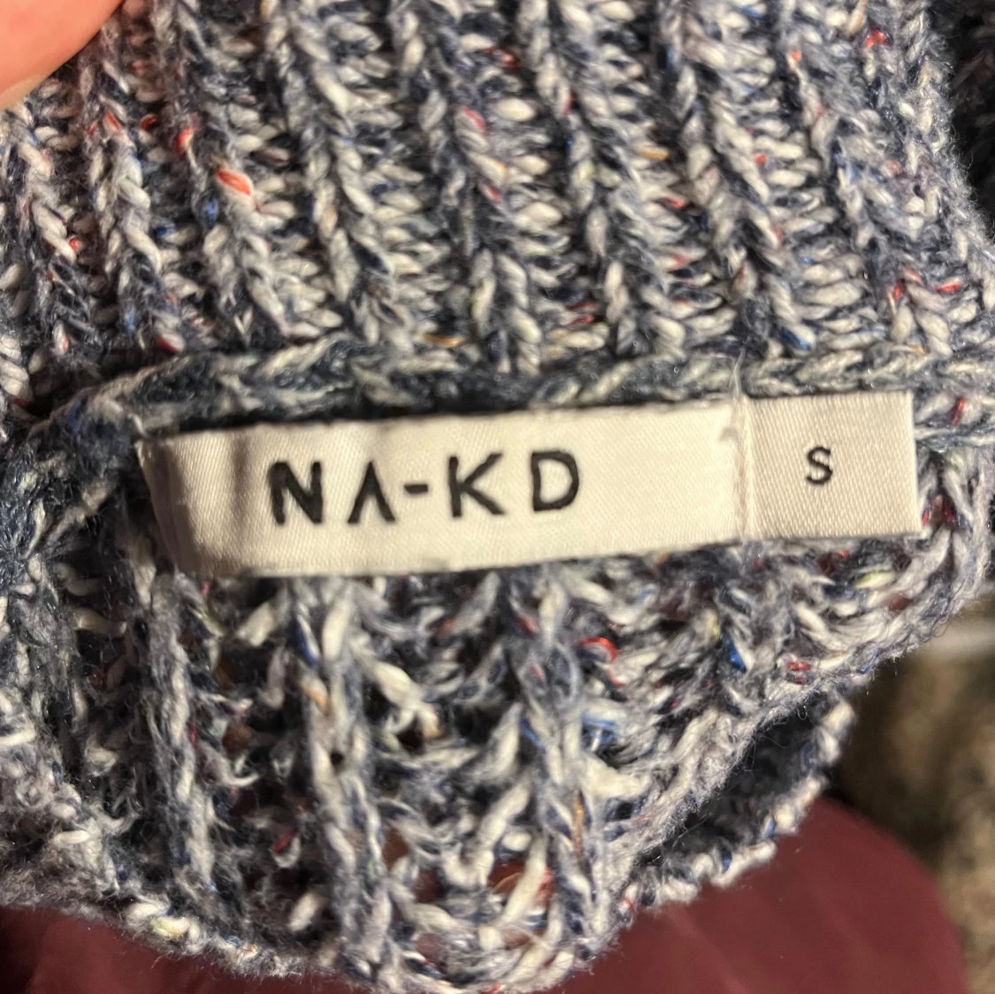 Blå stickad tröja från NA-KD - 91