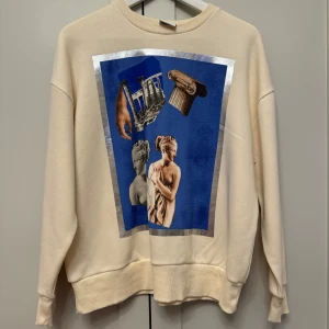 Zara tröja  - Oversized sweather med coolt tryck!