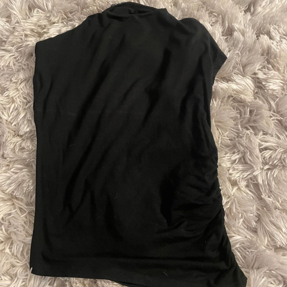 Svart kortärmad topp - 1