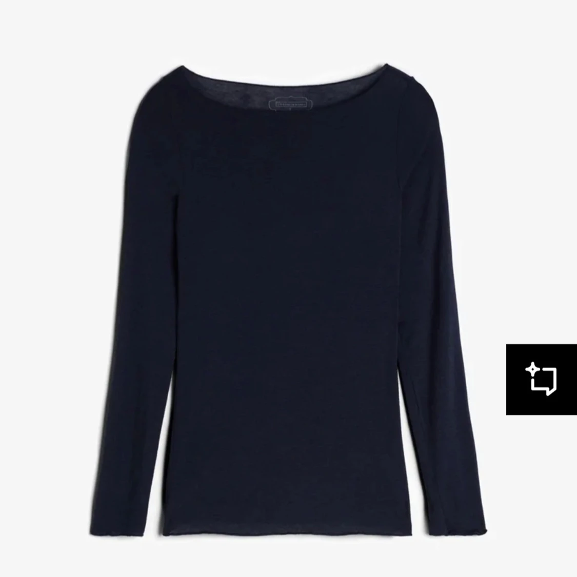 Marinblå långärmad topp från intimissimi - 1