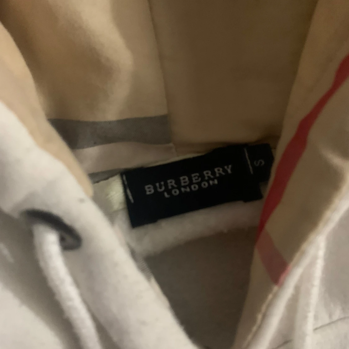 Vit hoodie från Burberry - 3