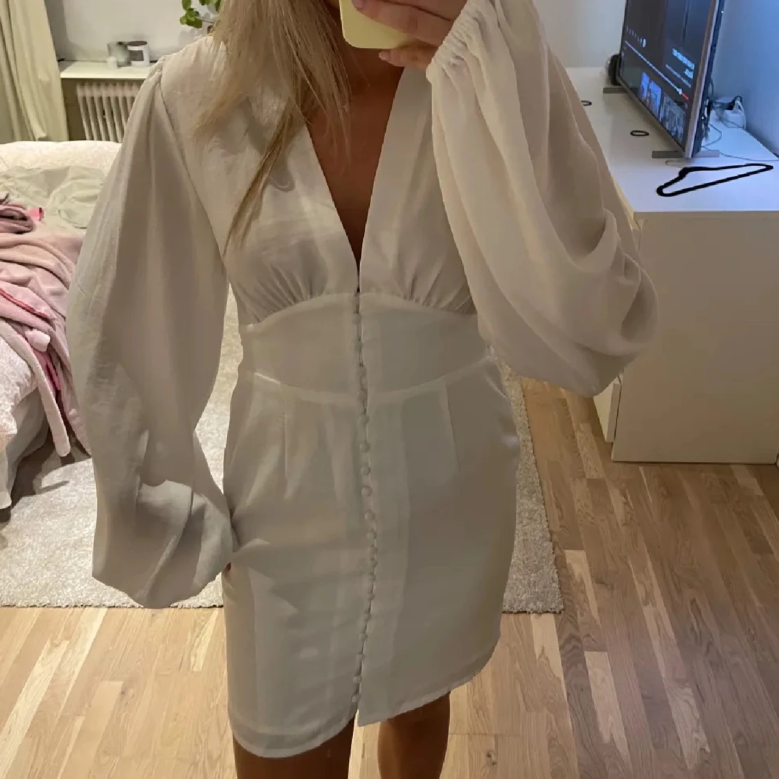 Vit studentklänning  - 1