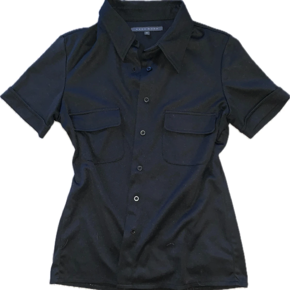 Svart kortärmad skjorta från Vero moda