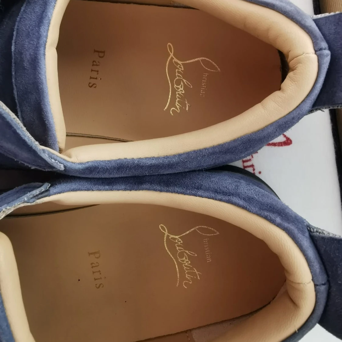 Blå sneakers från Christian Louboutin - 3