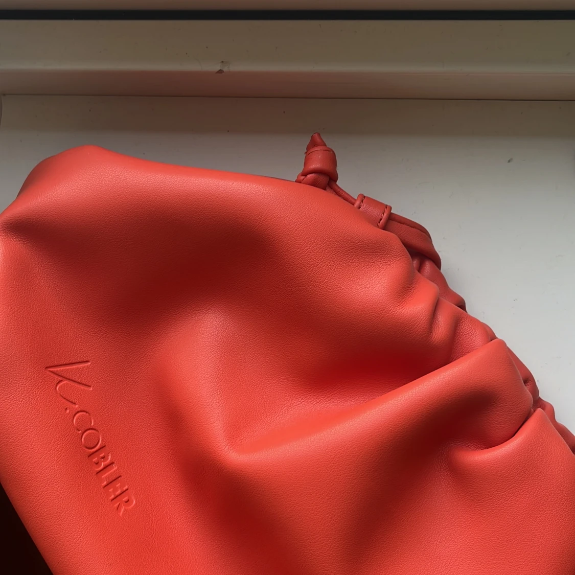 Orange axelväska från K.Cobler - 3