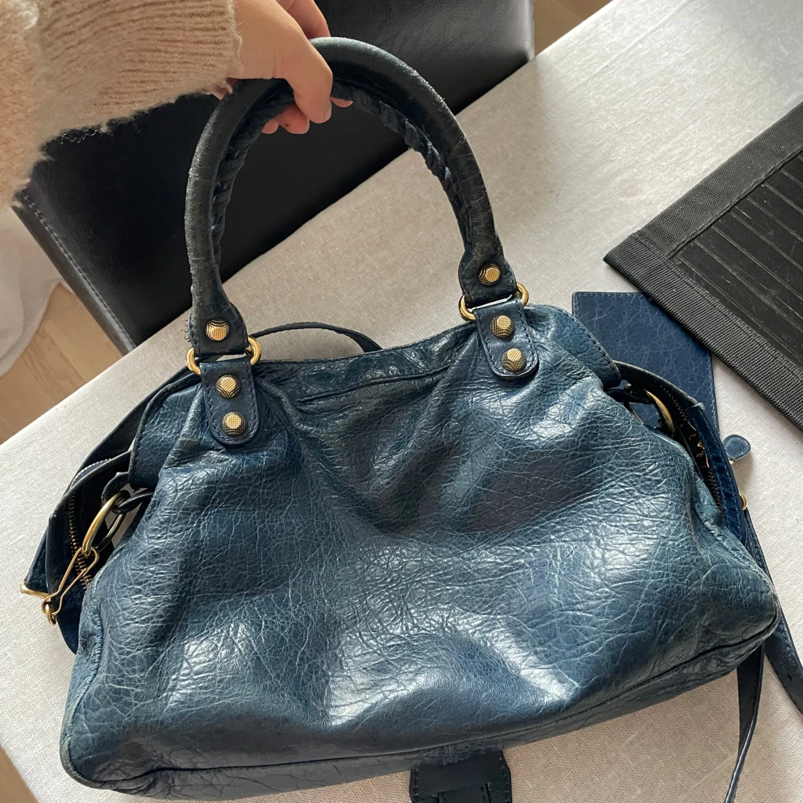 Blå Balenciaga väska - 2