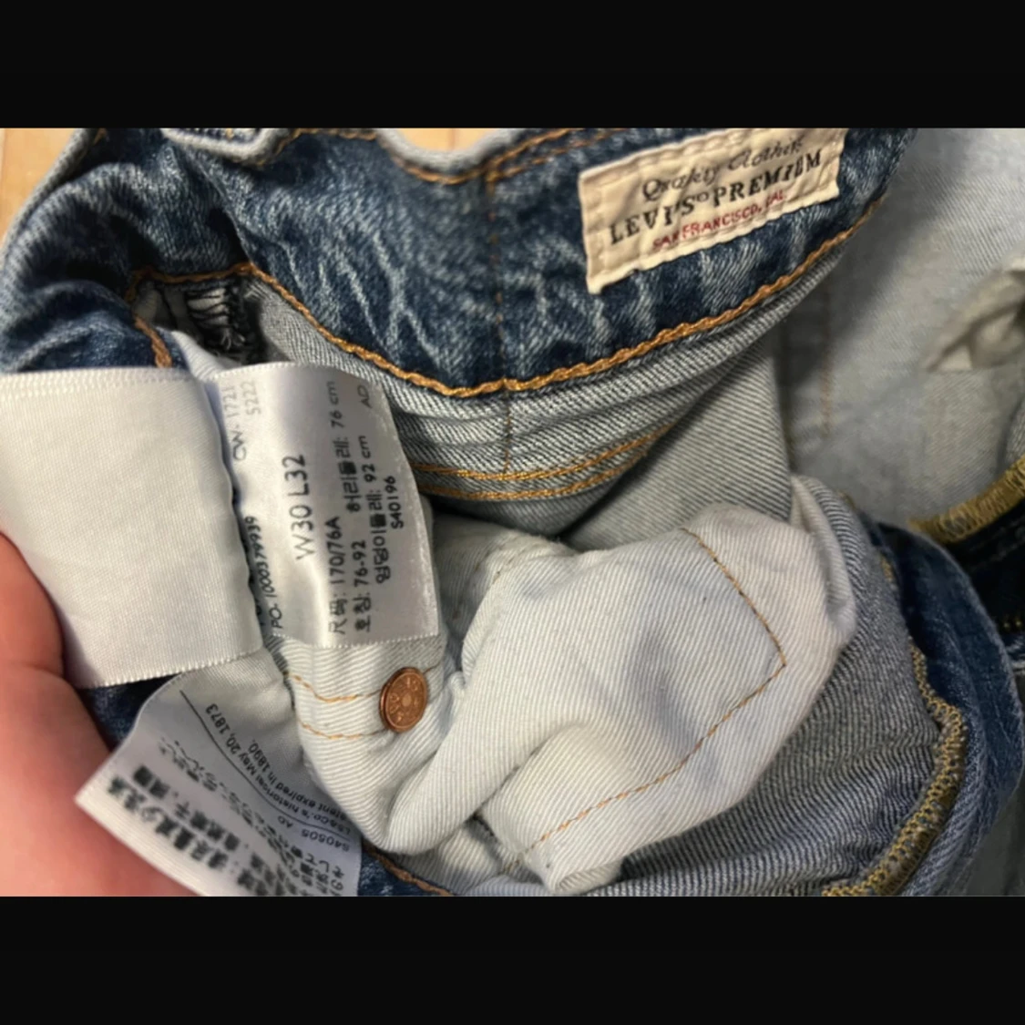 Blå jeans från Levi's 502 - 3