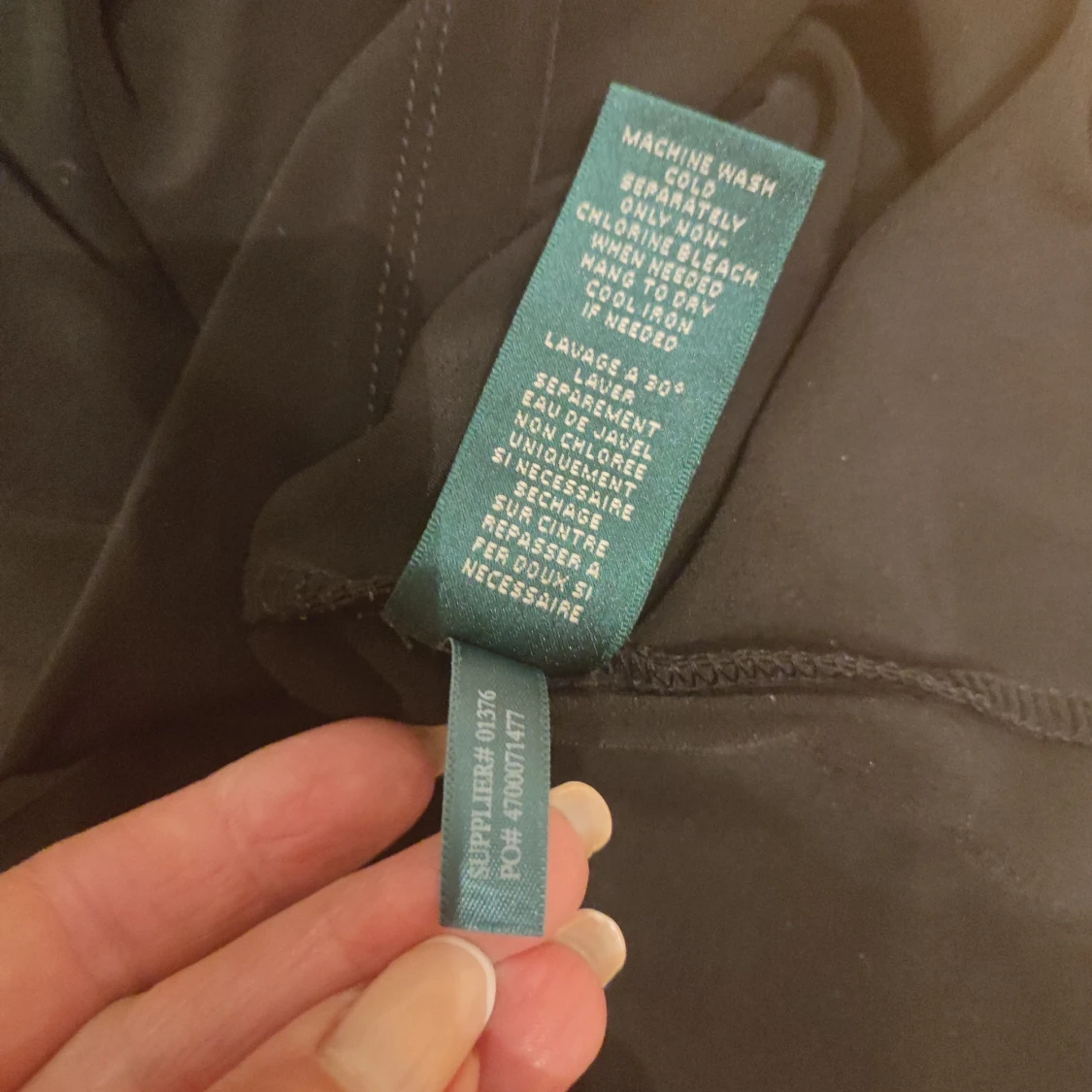 Svart omlottklänning Lauren Ralph Lauren - 2