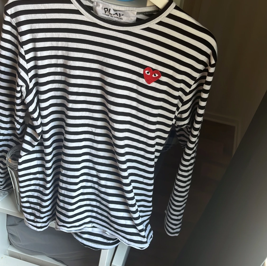 Randig långärmad tröja Comme des Garçons