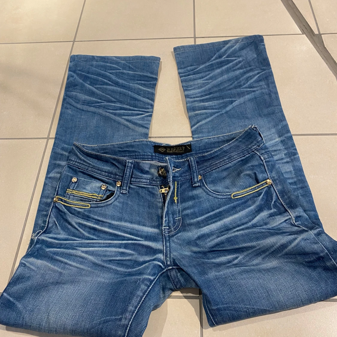 Blå bootcut jeans från Redial, S - 2
