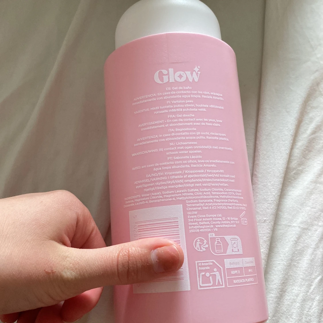 Glow Cleansing Body Wash Pink Lychee - 1