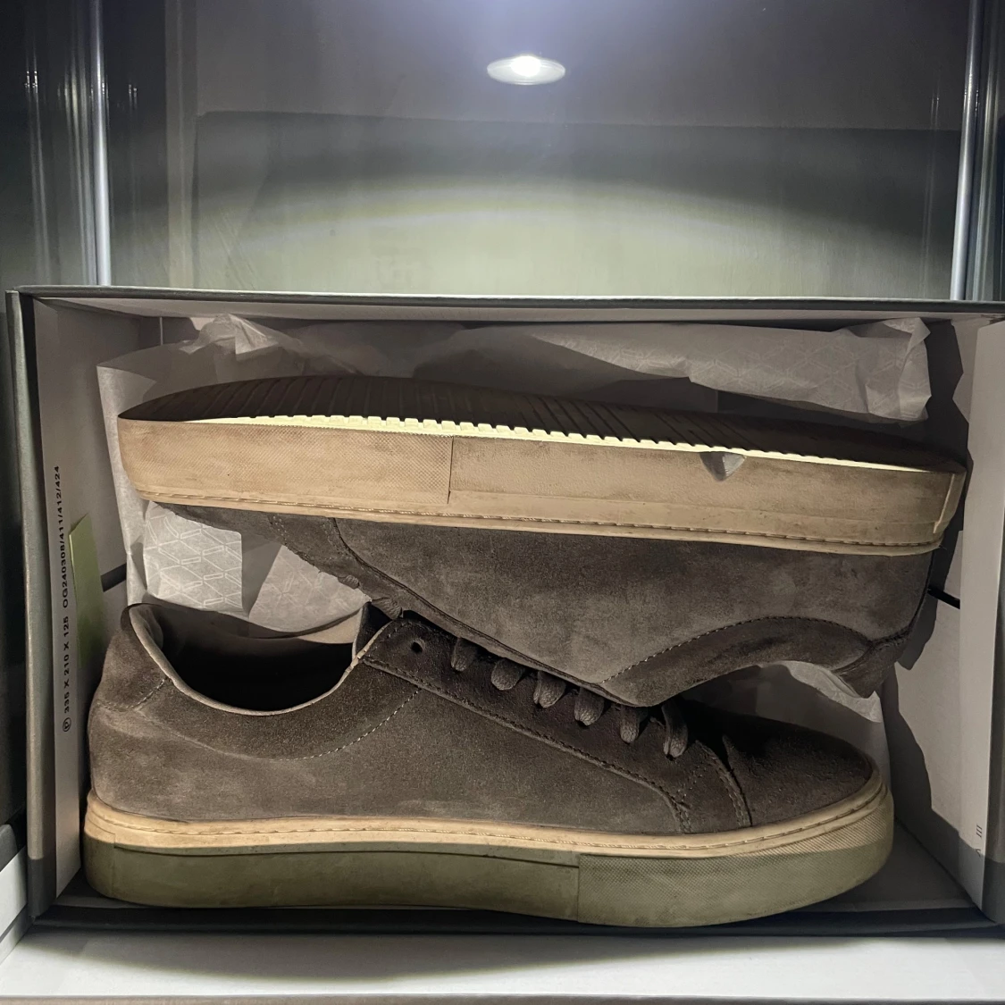 Grå mockasneakers från Vagabond