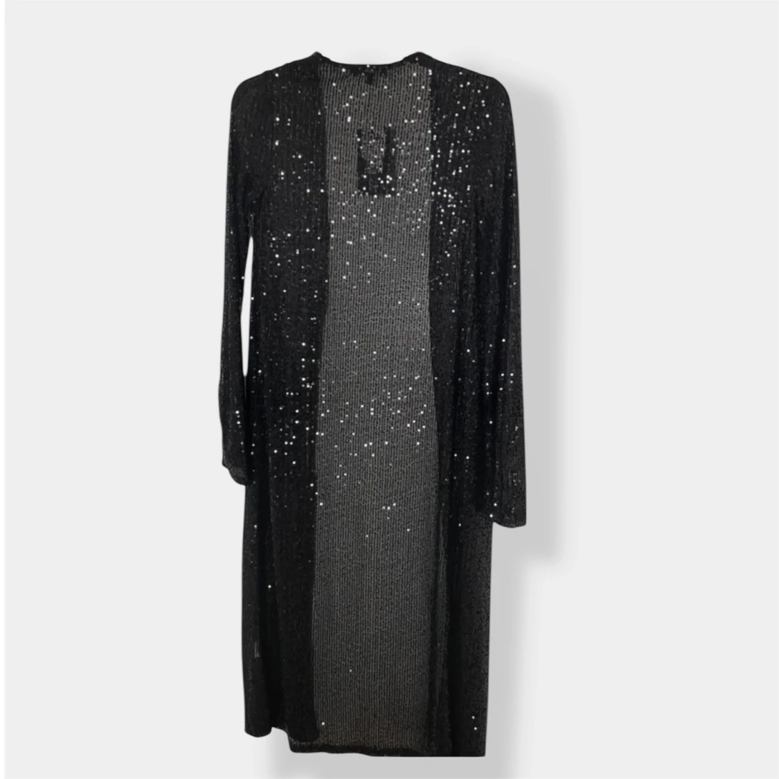 Svart paljett kofta Fashion Nova - 1