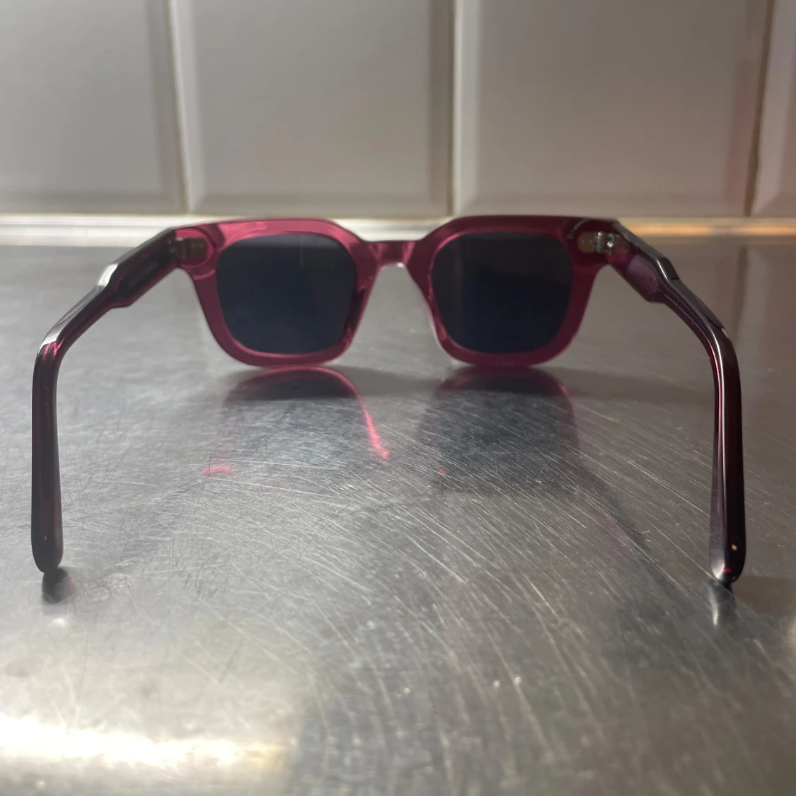 Vin röda solglasögon All Cap One - 3